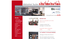 Desktop Screenshot of biblioteufen.ch