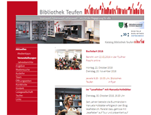 Tablet Screenshot of biblioteufen.ch